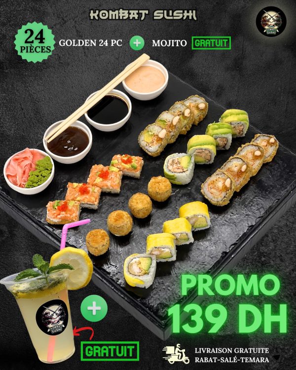Golden 24pcs + Mojito
