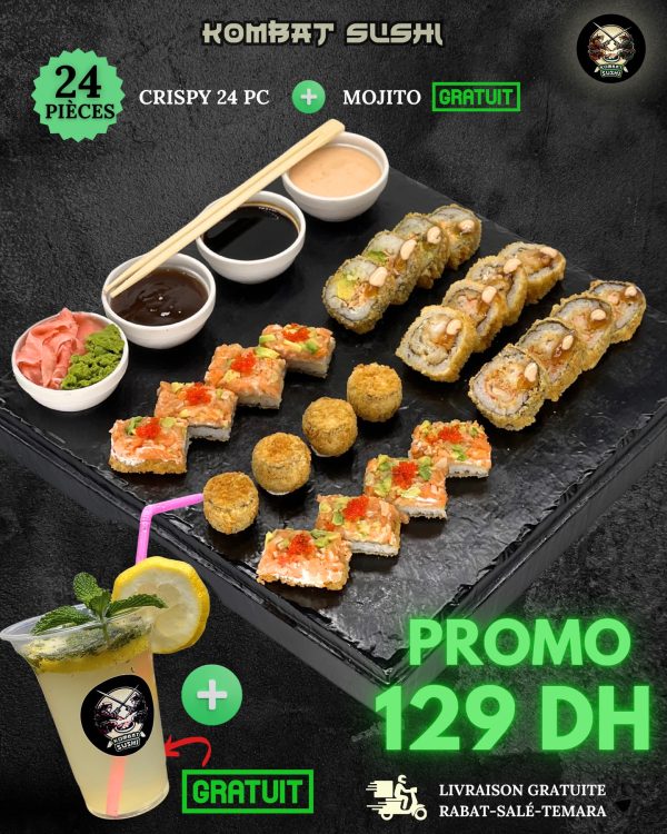 Crspy 24pcs + Mojito