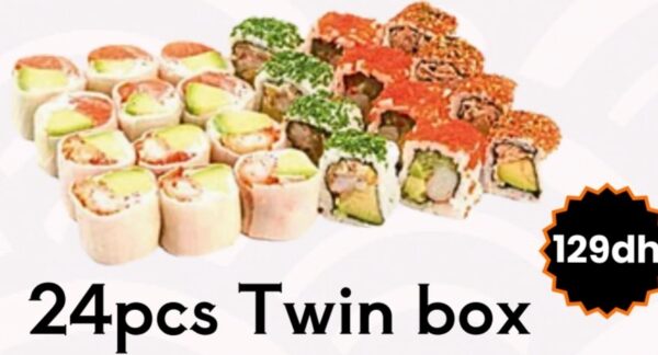 Sushi Twin box 24pcs