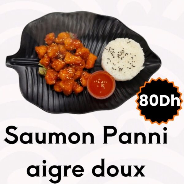 Saumon Panni aigre doux