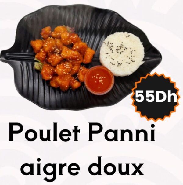 Poulet Panni aigre doux