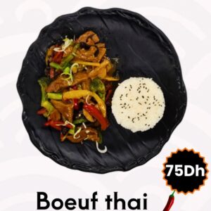 Boeuf thai or bazilic