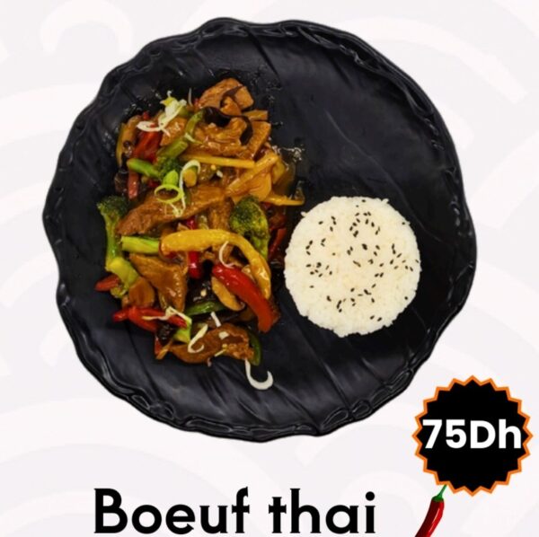 Boeuf thai or bazilic